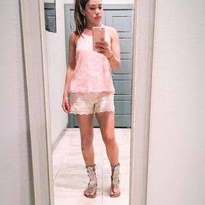 Blouse and Short Lace Combo!